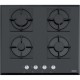Franke Smart Linear Siyah Cam 60 Cm 6 Lı Ankastre Set