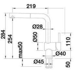 BLANCO LINUS - S Armatür Spiralli Beyaz 