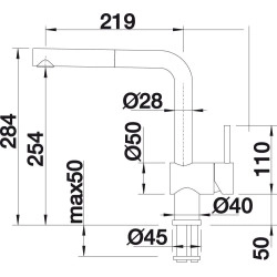 Blanco 700 U Level  Tezgah Altı 1.5 Gozlu Jasmin Evye + Blanco Linus S Spiralli Jasmin Armatür Kampanyası