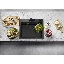 Blanco Etagon 6 Tezgah Üstü 1 Gözlü  Damlalıksız  Jasmine Granit Evye