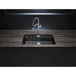 Blanco Etagon 700 U Tezgah Altı Tek Hazneli Damlalıksız Kaya Gri Granit Evye