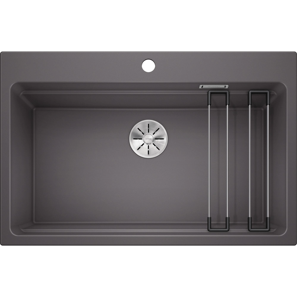 Blanco Etagon 8 Tezgah Üstü 1 Gözlü Kaya Gri Granit Evye
