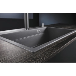 Blanco Etagon 8 Tezgah Üstü 1 Gözlü Kaya Gri Granit Evye