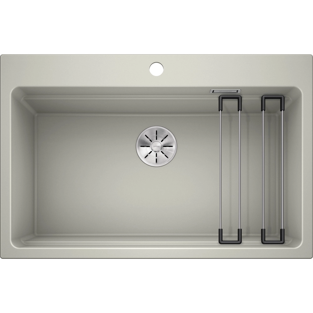 Blanco Etagon 8 Tezgah Üstü 1 Gözlü İnci Gri Granit Evye