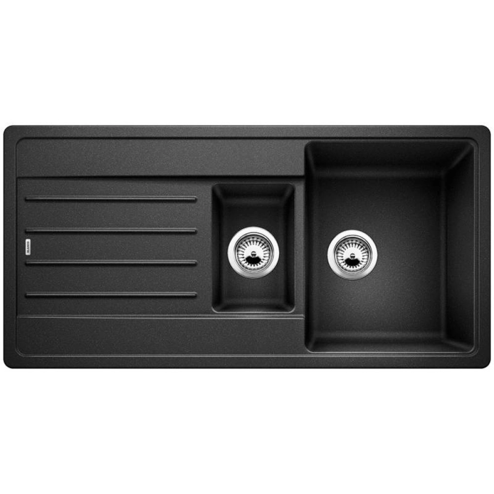Blanco Legra 6 S Tezgah Üstü 1.5 Gözlü Siyah Antrasit Granit Evye