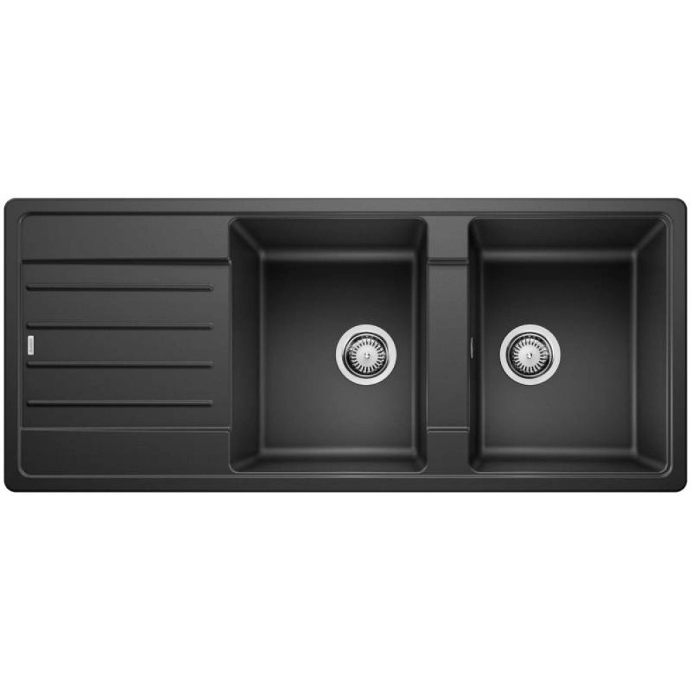 Blanco Legra 8 S Tezgah Üstü 2 Gözlü Granit Antrasit Evye