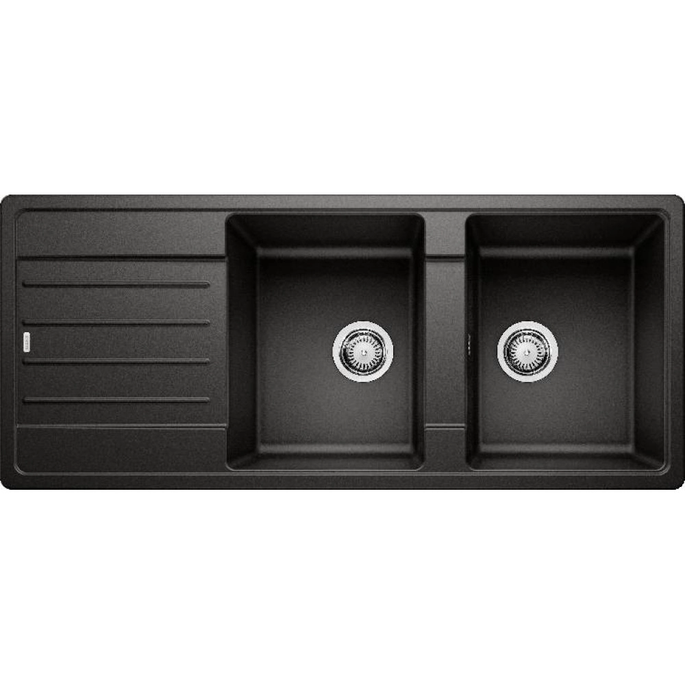 Blanco Legra 8 S Tezgah Üstü 2 Gözlü Granit Siyah Evye