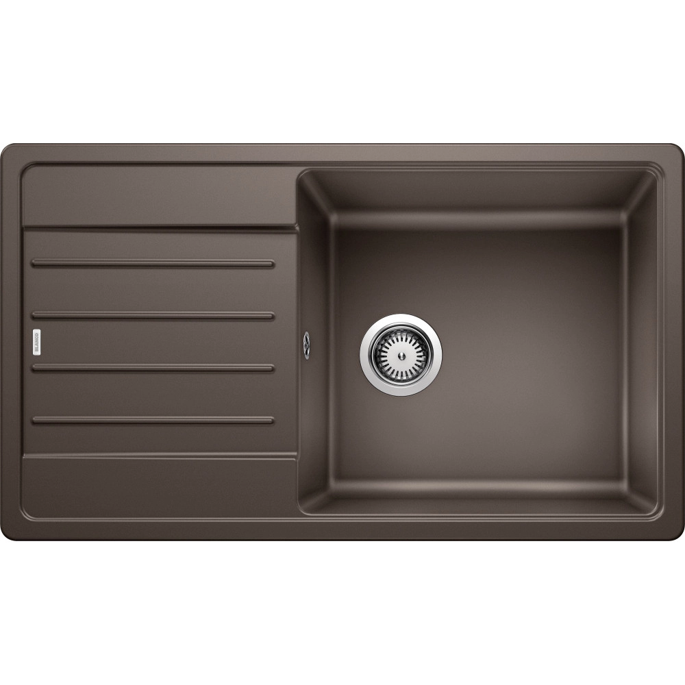 Blanco Legra XL 6 S Tezgah Üstü 1 Gözlü Geniş Hazneli Granit Kahve Evye