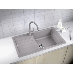 Blanco Legra XL 6 S Tezgah Üstü 1 Gözlü Geniş Hazneli Granit Kahve Evye