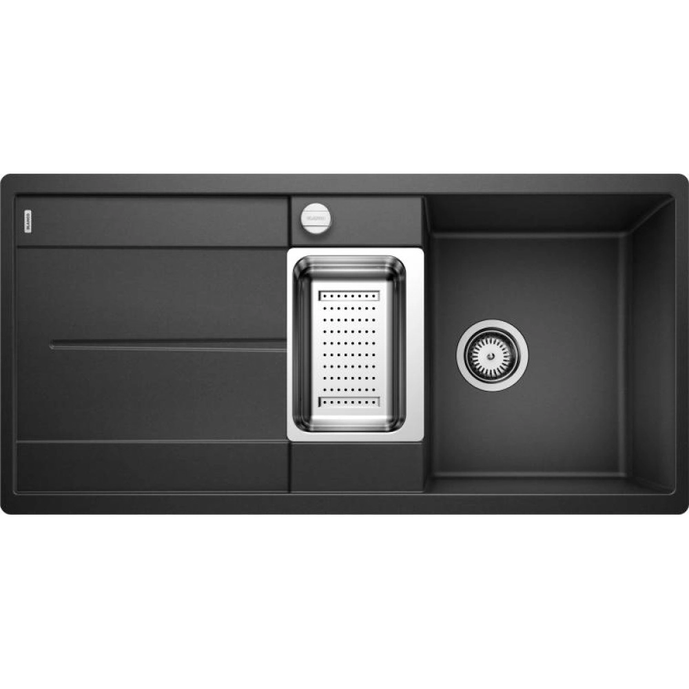 Blanco Metra 6 S F Tezgaha Sıfır 1.5 Gözlü Granit Siyah Evye