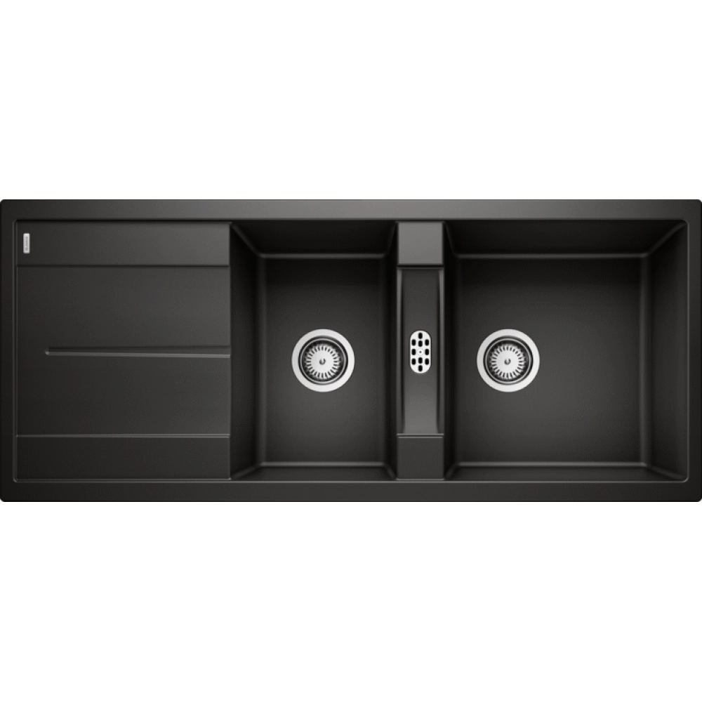 Blanco Metra 8 S  Tezgah Üstü 2 Gözlü Granit Antrasit Evye