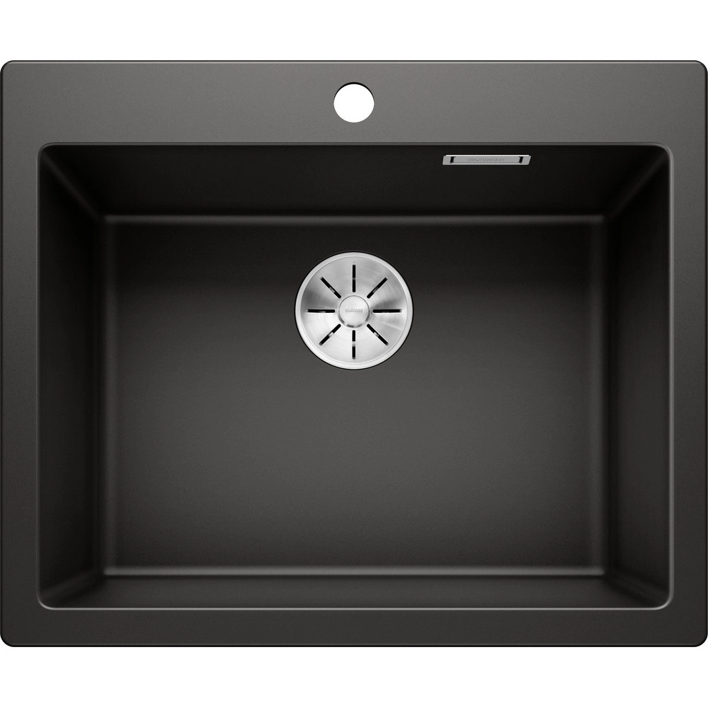 Blanco Pleon 6 Tezgah Üstü Tek Gözlü Damlalıksız Granit Siyah Evye