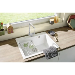 Blanco Pleon 6 Tezgah Üstü Tek Gözlü Damlalıksız Granit Siyah Evye