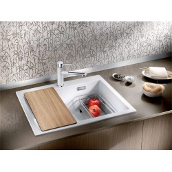 Blanco Pleon 8 Tezgah Üstü Damlalıksız Granit Alu Metallic Evye