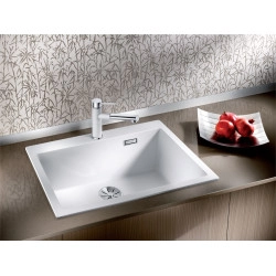 Blanco Pleon 8 Tezgah Üstü Damlalıksız Granit Kaya Gri Evye