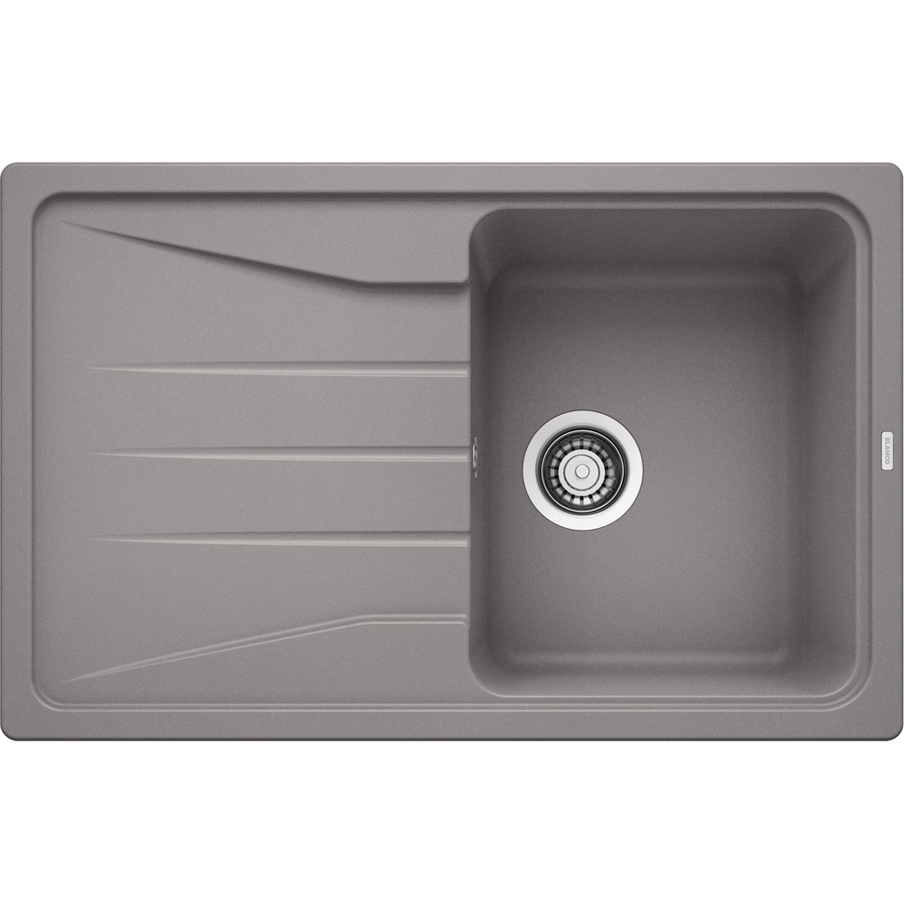 Blanco Sona 45 S Tezgah Üstü Tek Hazneli Granit Alu Metallic Evye