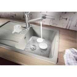 Blanco Sona 45 S Tezgah Üstü Tek Hazneli Granit Kahve Evye