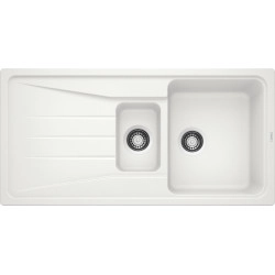 Blanco Sona 6 S Tezgah Üstü 1.5 Gözlü Beyaz Evye + Blanco Mila S Spiralli İnox Armatur Kampanyası