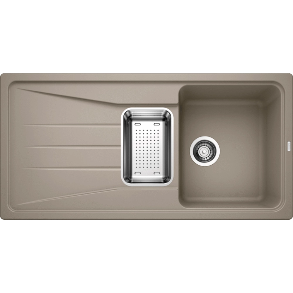 Blanco Sona 6 S Tezgah Üstü 1.5 Gözlü Her iki Yöne Kullanılabilir Granit Tartufo Evye