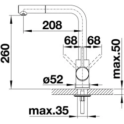 Blanco Sona 6 S XL  Tek Gözlü Tezgah Üstü Alu Metalic Granit Evye + Blanco Mila S Spiralli İnox Çelik Armatur Kampanyası