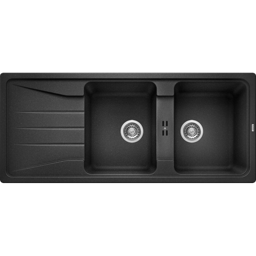 Blanco Sona  8 S Tezgah &Uuml;st&uuml; 2 G&ouml;zl&uuml; Her İki Y&ouml;ne Kullanılabilir Granit Antrasit Evye