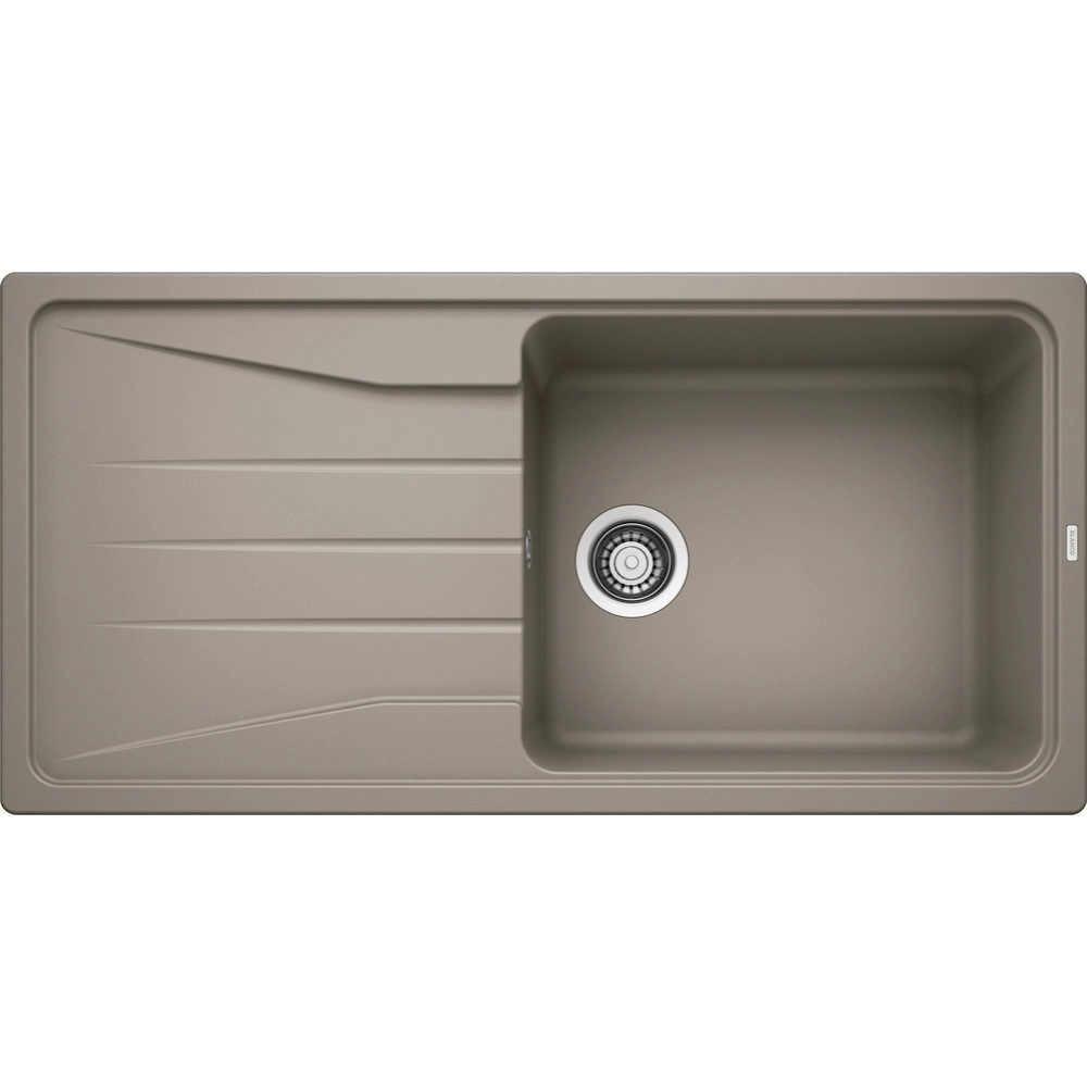 Blanco Sona XL 6 S Tezgah Üstü 1 Gözlü Her iki Yöne Kullanılabilir Tartufo Granit Evye