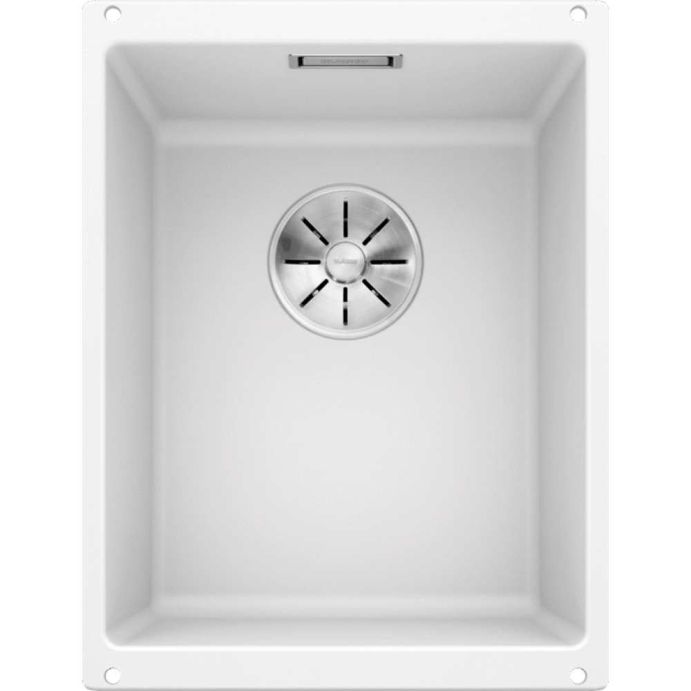 Blanco Subline 320 U Tezgah Altı Tek Hazneli Damlalıksız Granit Beyaz Evye