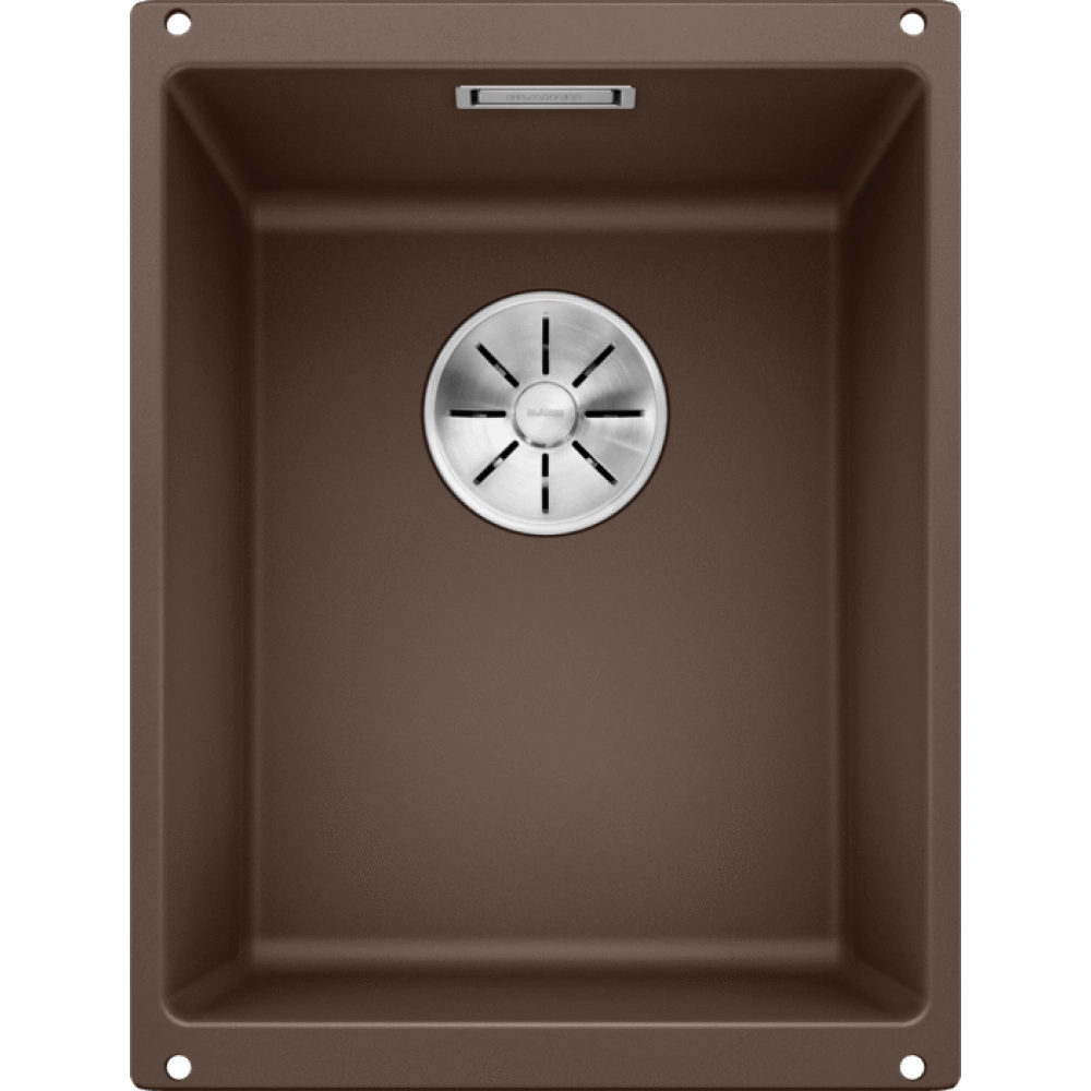Blanco Subline 320 U Tezgah Altı Tek Hazneli Damlalıksız Granit Kahve Evye