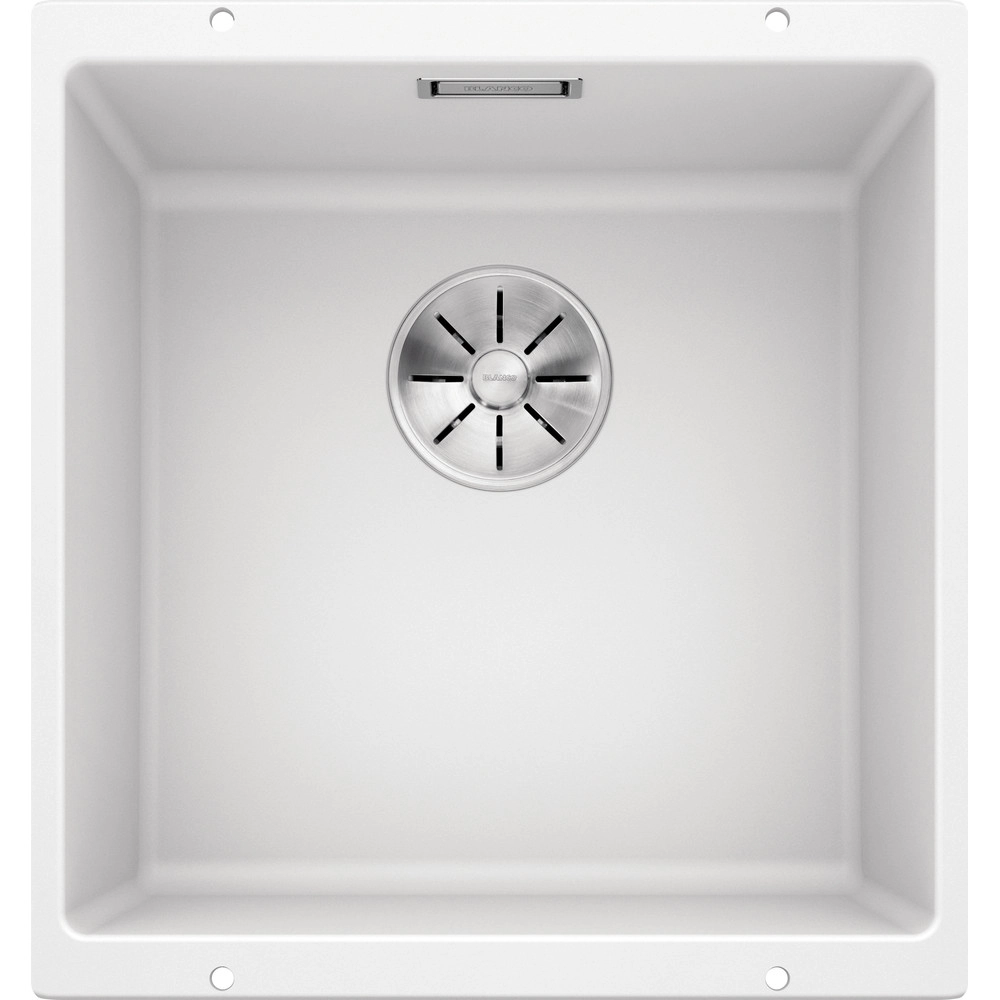 Blanco Subline 400 U Tezgah Altı Tek Hazneli Damlalıksız Granit Beyaz  Evye