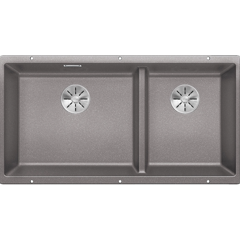 Blanco Subline 480 / 320 U Tezgah Altı 1,5 Gözlü Damlalıksız Alu Metallic Granit Evye