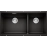 Blanco Subline 480 / 320 U Tezgah Altı 1,5 Gözlü Damlalıksız Siyah Granit Evye
