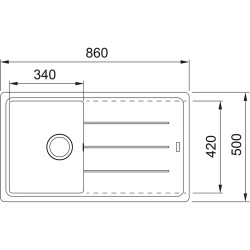 Franke Basis BFG 611-86 Granit Avena + Active Plus Avena Armatur Kampanyası
