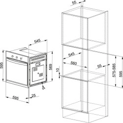 Franke Classic Line Rustik Krem Rengi 60 Cm  4 L&uuml; Ankastre Set