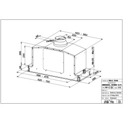 Franke Faber IN-LIGHT X KL A70 Paslanmaz Çelik 70 Cm Gömme Aspirator Davlumbaz