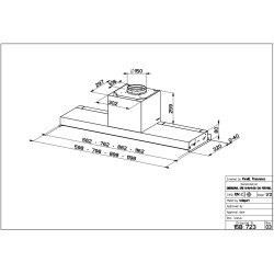 Franke Faber IN-NOVA PREMIUM X A120 Paslanmaz Çelik 120 Cm Gömme Aspiratör Davlumbaz