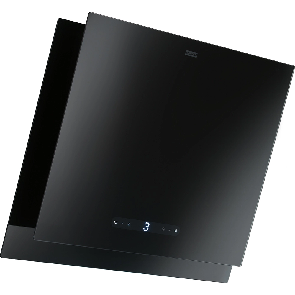 Franke Maris 2.0  FMA 2.0 607 BK Black  Siyah Cam 60 Cm Eğik Duvar Tipi Davlumbaz