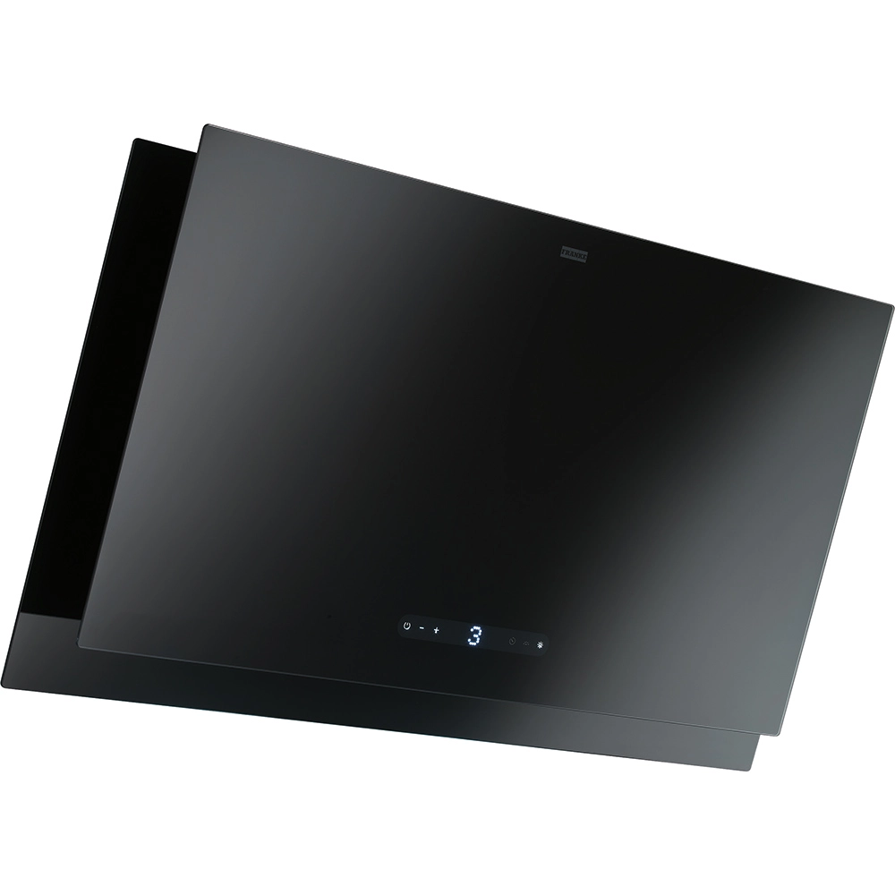 Franke Maris 2.0 FMA 2.0 907 BK Black Siyah Cam 90 Cm Eğik Duvar Tipi Davlumbaz