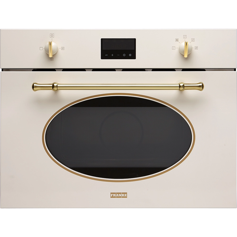 Franke Mikrodalga Fırın FMW 380 CL G PW Krem Rustik Ankastre Mikrodalga