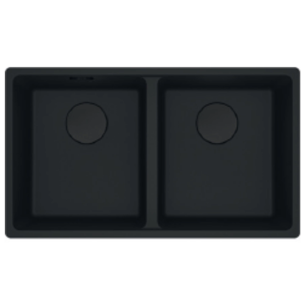 Franke Mrg 120-35-35 Matt Black 2 Gözlü Tezgah Altı Granit Evye - 125.0686.731