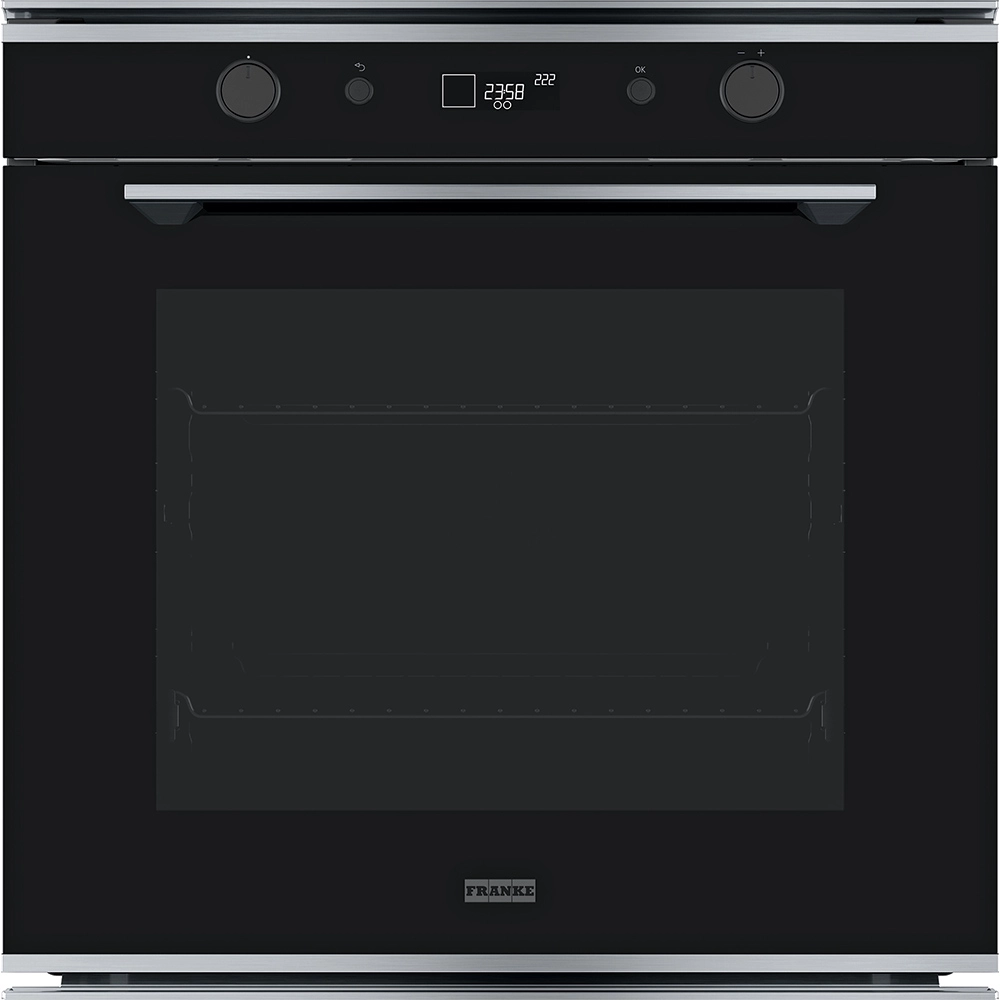 Franke Mythos FMY 98 P XS Inox + Nero Pyrolytic Temizleme Özellikli Ankastre Fırın