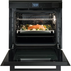 Franke Mythos FMY 99 HS BK Stainless Steel Black-Glass Black Buharlı Pişirme Özellikli Ankastre Siyah Fırın