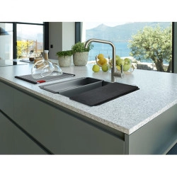 Franke Mythos MYX 210-50 Inox Tezgah Üstü / Tezgaha Sıfır Paslanmaz Çelik Evye - 127.0655.172