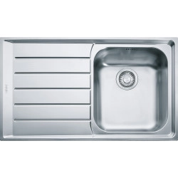 Franke Neptun NEX 611 İnox  Tezgah Üstü Sol Damlalıklı Çelik Evye + Active Plus Çelik Armatur Kampanyası