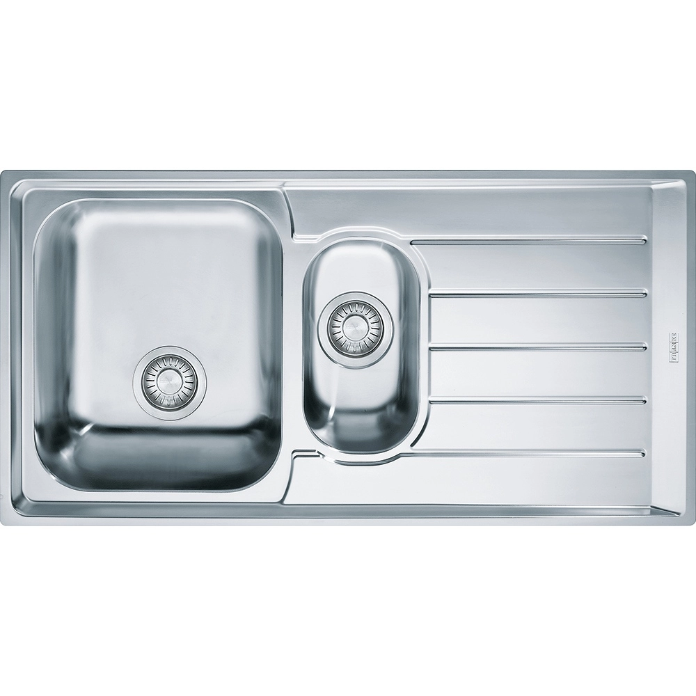 Franke Neptun NEX 651 İnox Tezgah Üstü 1.5 Gözlü Sağ Damlalıklı Çelik Evye