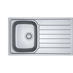 Franke Spark SKX 611 İnox  Tezgah Üstü Sağ Damlalıklı Paslanmaz Çelik Evye