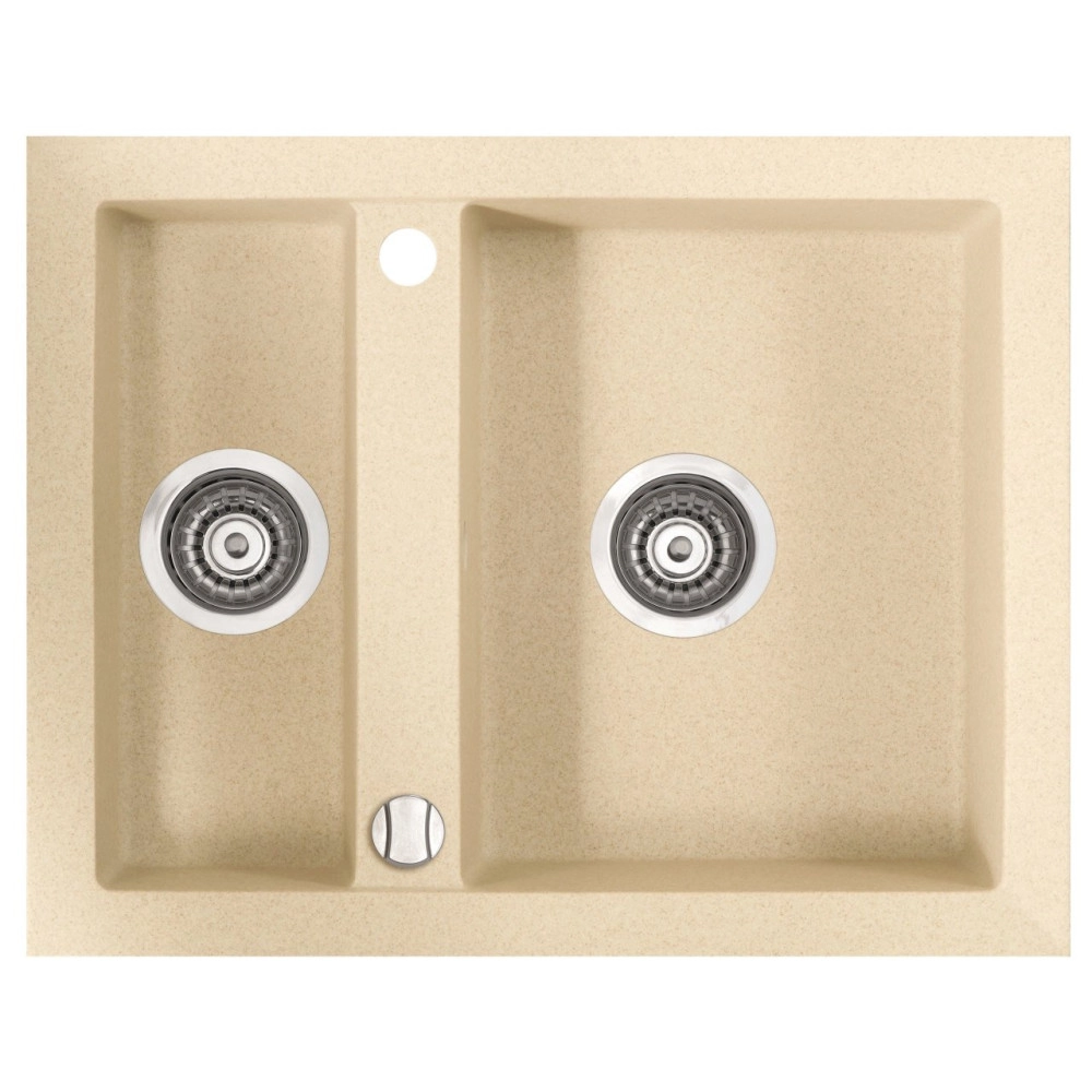 Marmorin Cire 630 Granit Evye 1,5 G&ouml;zl&uuml; Damlalıksız Tezgah &Uuml;st&uuml; Avena