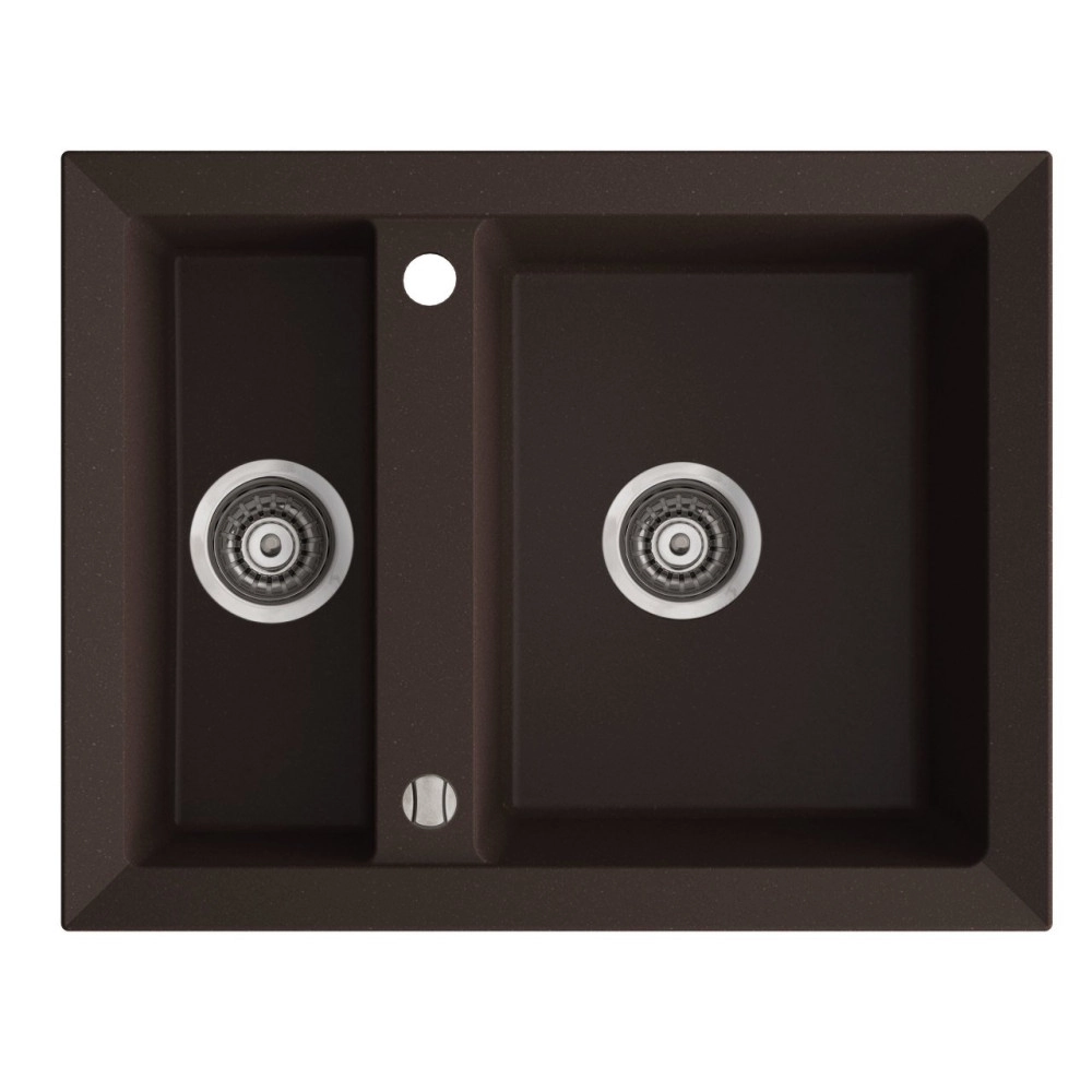 Marmorin Cire 630 Granit Evye 1,5 G&ouml;zl&uuml; Damlalıksız Tezgah &Uuml;st&uuml; Kahverengi