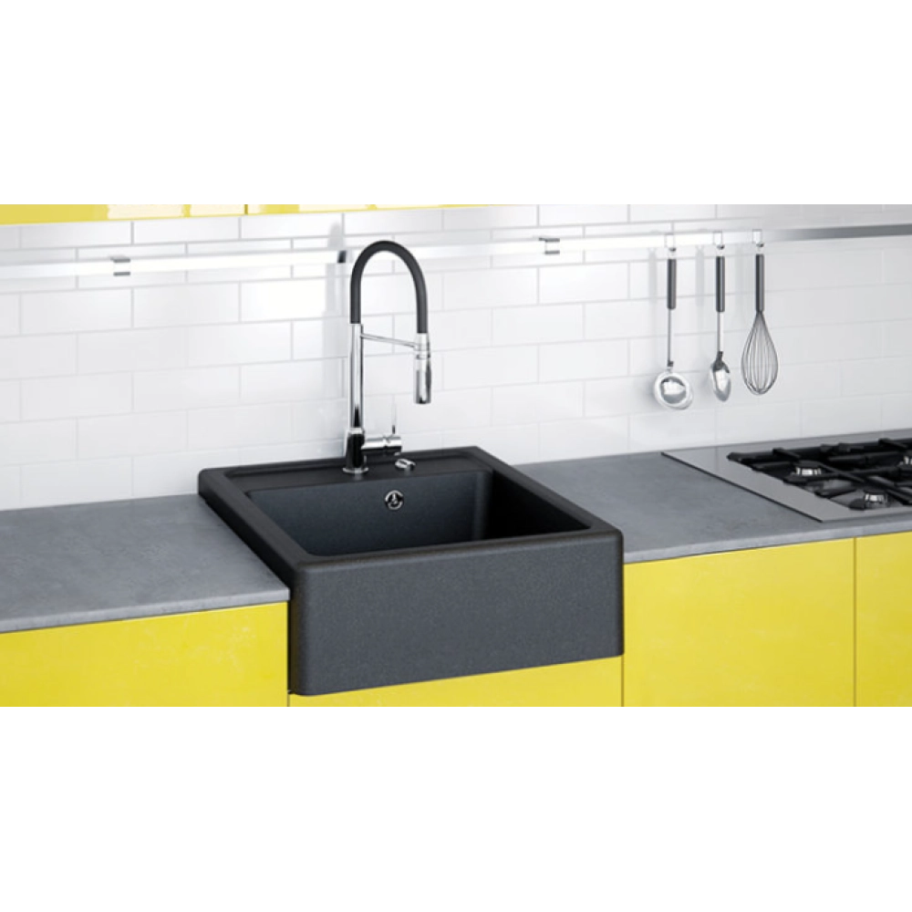 Marmorin EWIT 595 Granit Evye 1 G&ouml;zl&uuml; Damlalıksız Evye