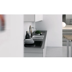 Marmorin Lando 220 Granit Evye 1 G&ouml;zl&uuml; Damlalıksız Tezgaha sıfır Grafite