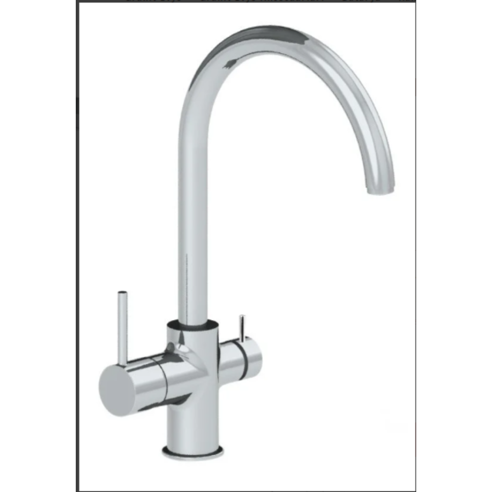 Marmorin Tellur Arıtma Cihazı Takılabilir İnox  Evye Bataryası